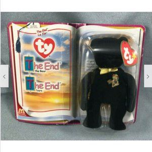 2000 The End Bear McDonalds TY The End Teenie Beanie Baby Sealed Pkg